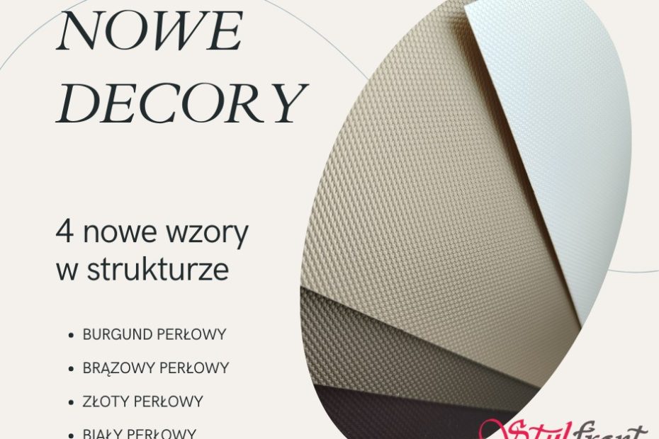Nowe dekory